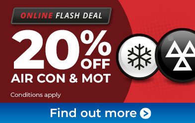 20% off Air Con and MOT
