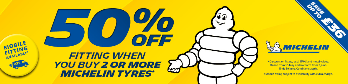 michelin half price fitting