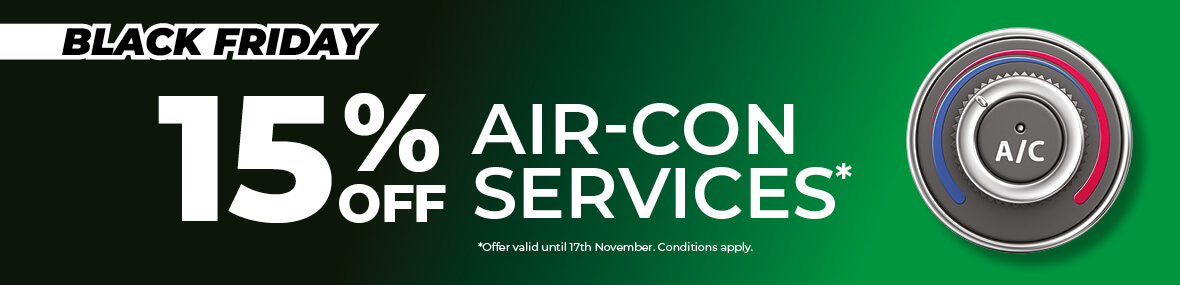15% Off Air-Con Services - Black Friday