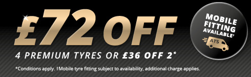 Premium Free Fitting 2-4 tyres