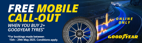 Goodyear Free Mobile Fitting May Bank Holiday Offer