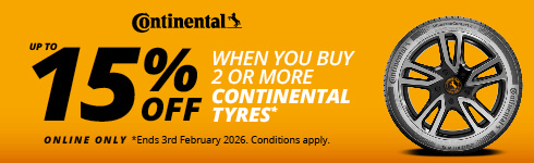 Continental 10% Off 2-3 Tyres