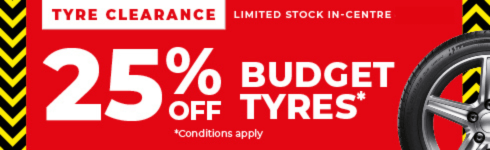 Clearance - 25% Off Yartu Tyres