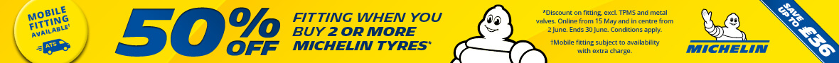 Michelin Half Price Fitting - 2-4