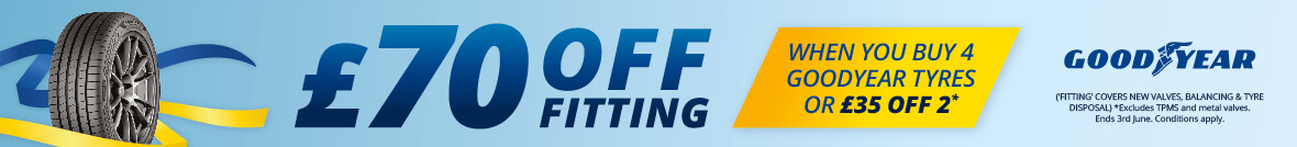 Goodyear Free Fitting Auto-Apply (1 to 4)