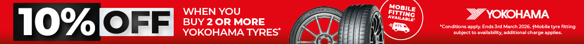 Yokohama - 10% Tyres Offer