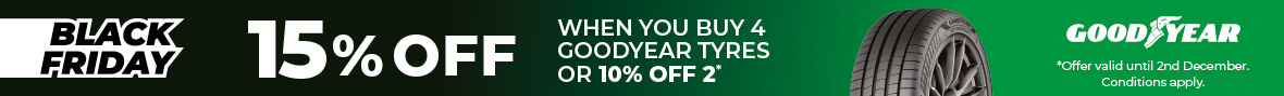Goodyear 10% Off 2-3 Tyres