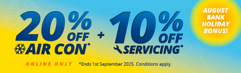 Bank Holiday - 20% Off Air Conditioning Services