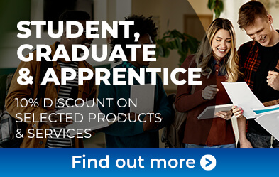 Student, Graduate and Apprentice Discounts
